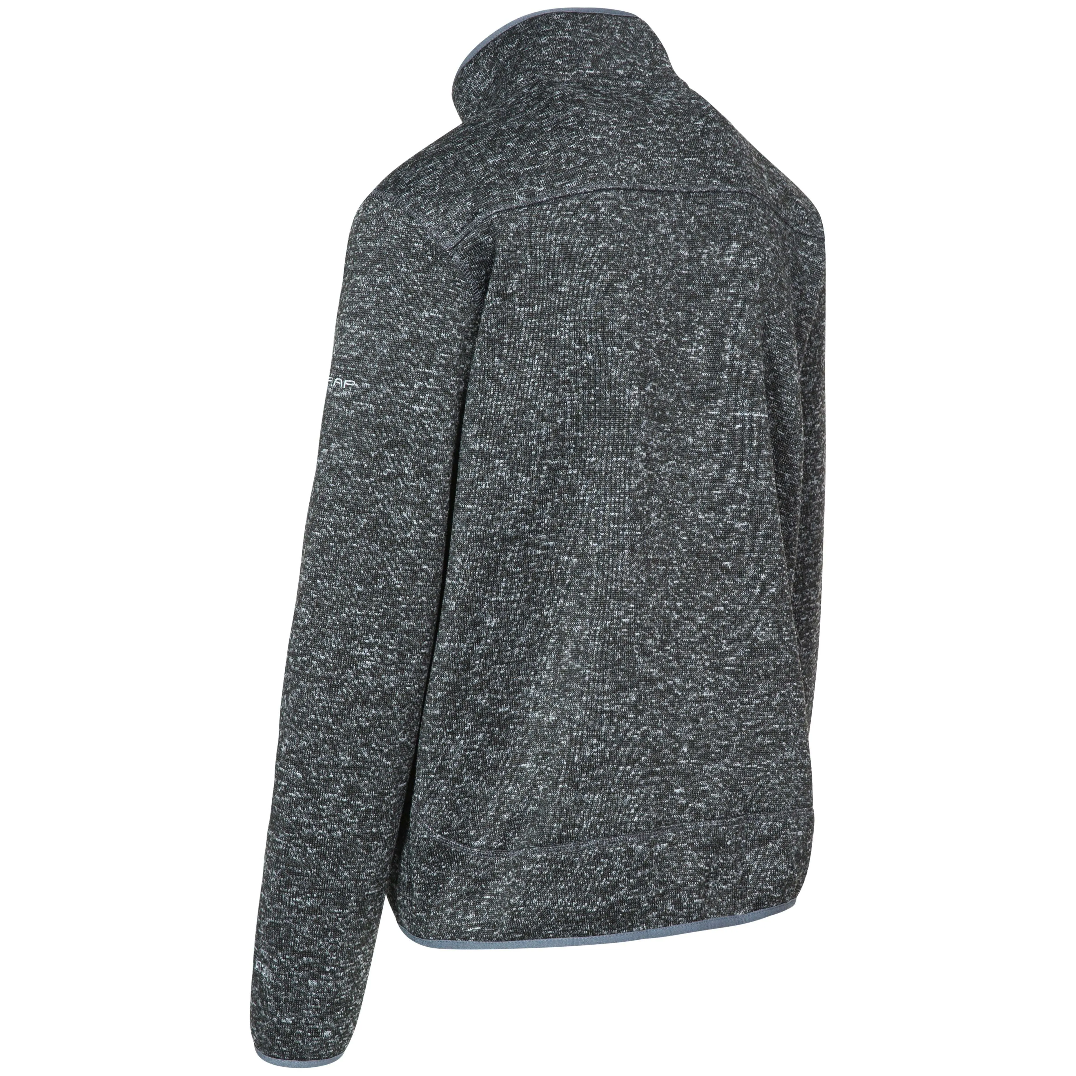 Bingham Men's Fleece Jacket in Black Marl